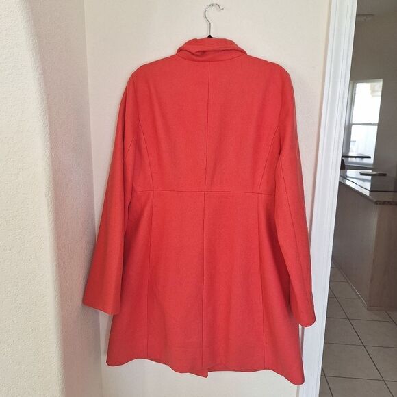 J. Crew uptown ruffled collar wool dress coat 16 - Picture 3 of 8